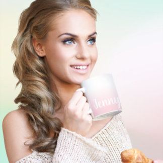 Create Your Own Personalised Ombre Coffee Mug