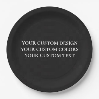 Create Your Own Personalised Paper Plate