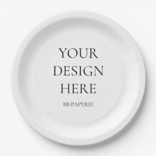 Create Your Own Personalised Paper Plate