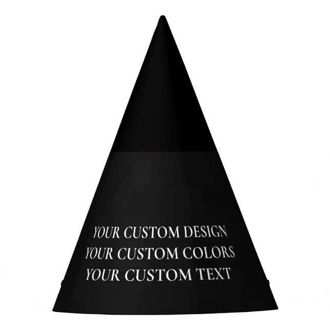 Create Your Own Personalised Party Hat (Front)