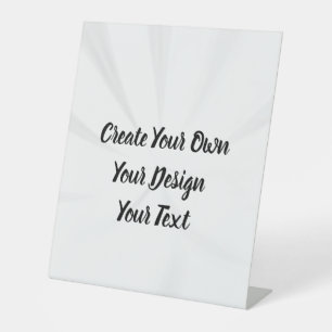 Create Your Own Personalised Pedestal Sign
