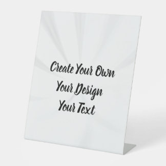 Create Your Own Personalised Pedestal Sign