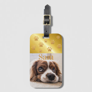Create Your Own Personalised Pet Photo Dog  Luggage Tag