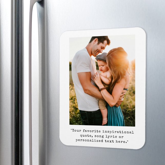Create Your Own Personalised Photo and Quote Magnet (Creator Uploaded)