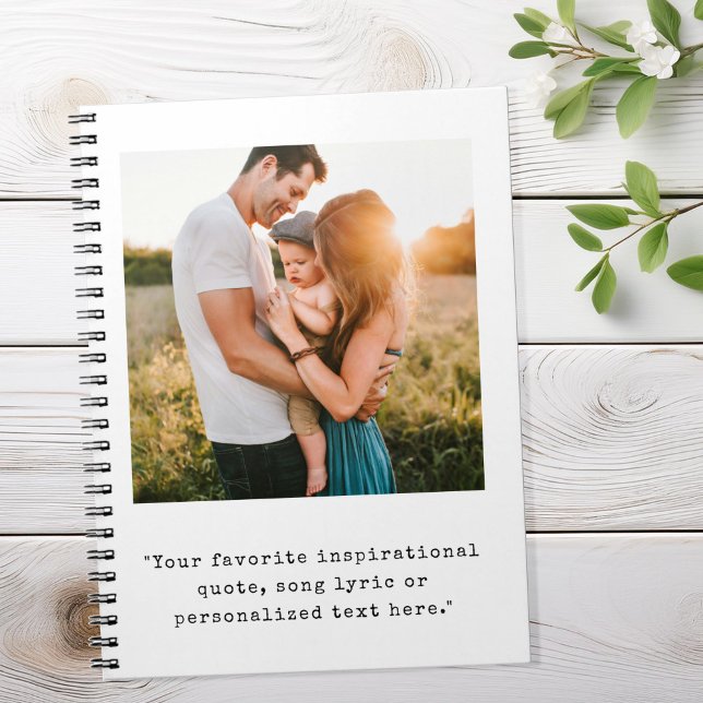 Create Your Own Personalised Photo and Quote Notebook (Creator Uploaded)