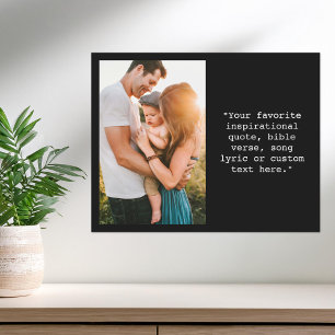 Create Your Own Personalised Photo and Quote Poster