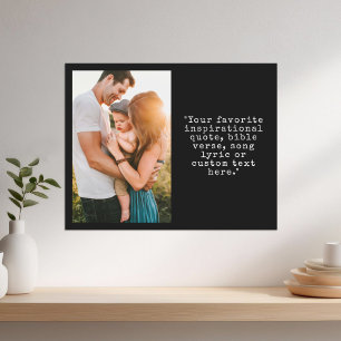 Create Your Own Personalised Photo and Quote Poster