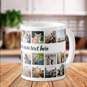 Create Your Own Personalised Photo Collage Coffee Mug