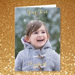 Create Your Own Personalised Photo Greeting Card