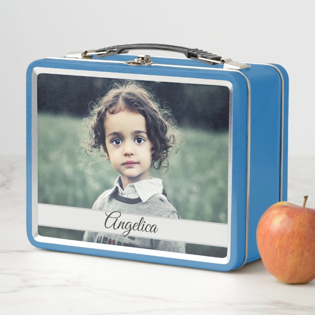 Create your Own Personalised Photo Metal Lunch Box (In Situ)