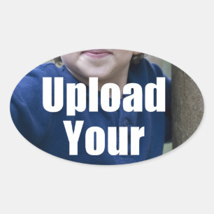 Create Your Own Personalised Photo Mug from Child Oval Sticker