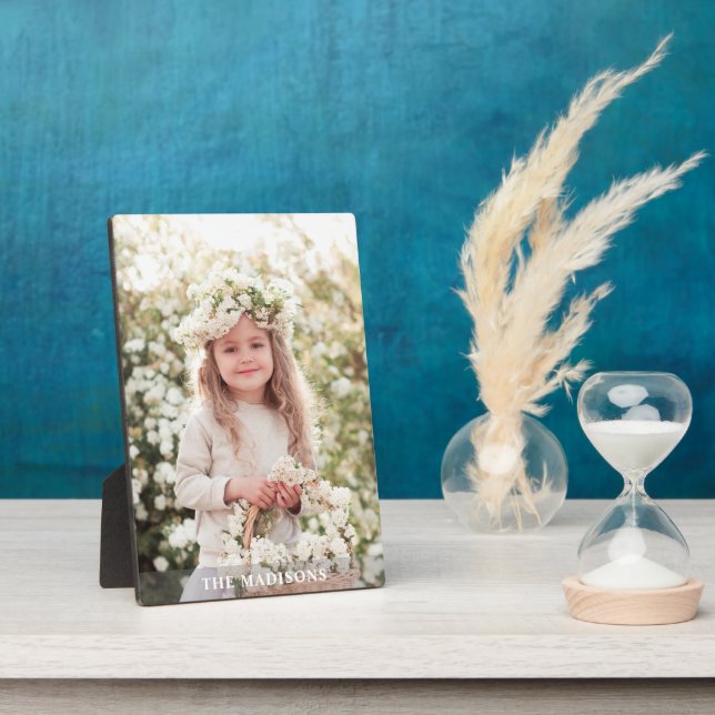 Create Your Own Personalised Photo Plaque (Side)