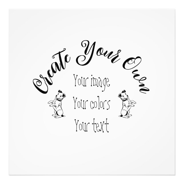 Create Your Own Personalised Photo Print (Front)