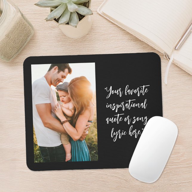 Create Your Own Personalised Photo Quote Mouse Mat (Creator Uploaded)
