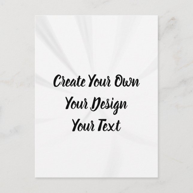 Create Your Own Personalised Postcard (Front)