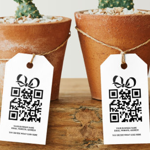 Create Your Own Personalised QR Code Business Gift Tags