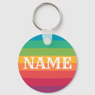 Create Your Own Personalised Rainbow Name Keychain