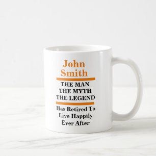 Create Your Own Personalised Retirement Gift Coffee Mug