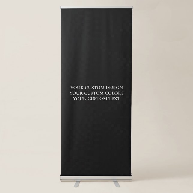 Create Your Own Personalised Retractable Banner (Front)