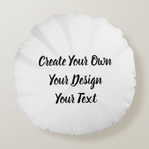 Create Your Own Personalised Round Cushion
