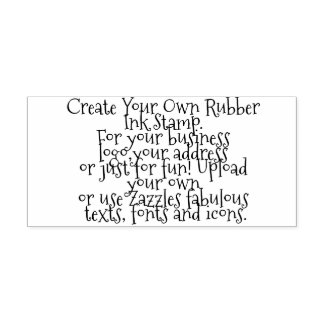 Create Your Own Personalised Self-inking Stamp