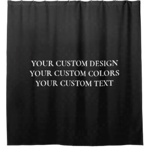 Create Your Own Personalised Shower Curtain