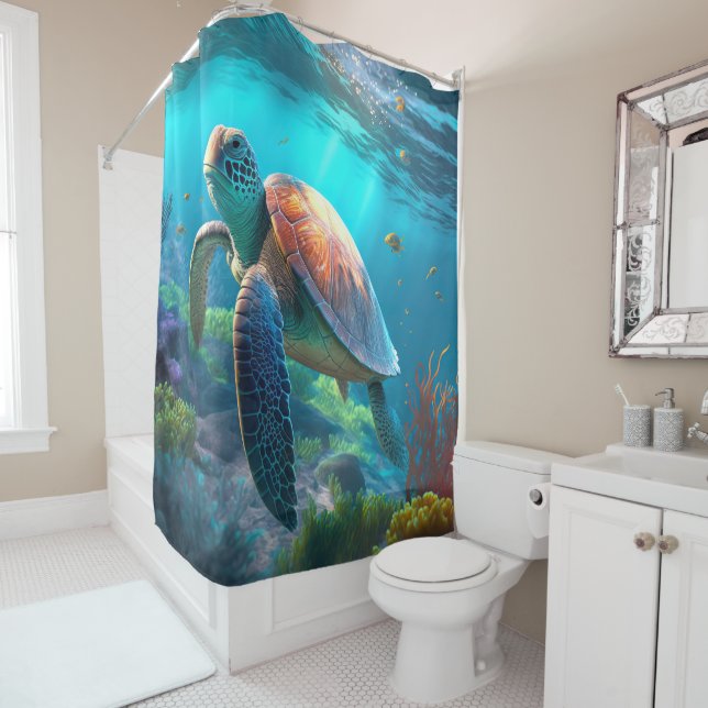 Create Your Own Personalised Shower Curtain (In Situ)