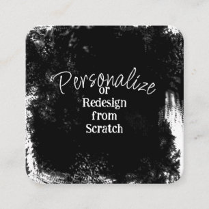 Create Your Own Personalised Square Business Card