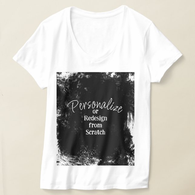 Create Your Own Personalised T-Shirt (Laydown)