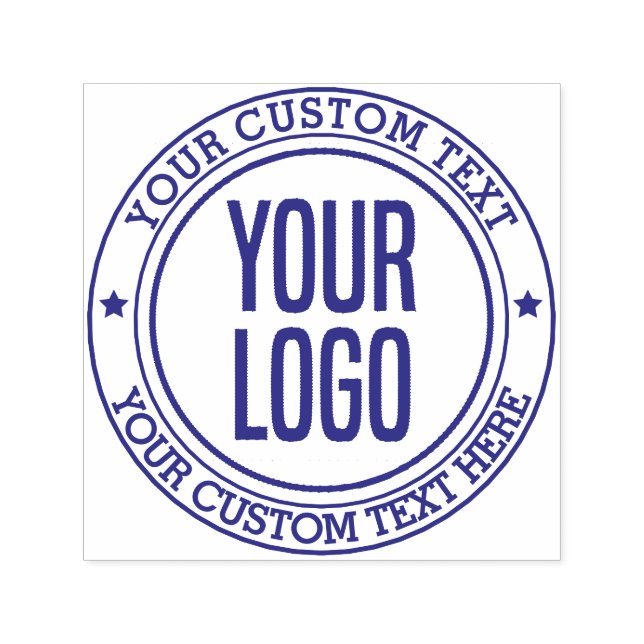 Create Your Own Personalised Text Logo Self-inking Stamp (Design)