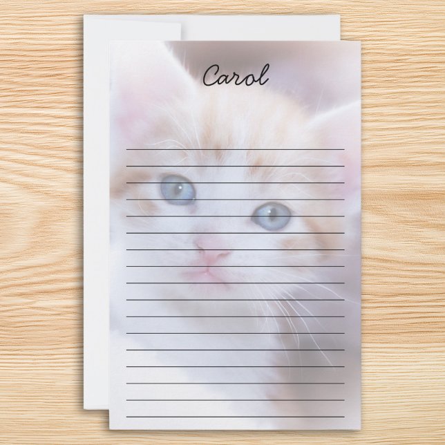 Create Your Own Personalised Two Photo Lined Stationery (Create Your Own Personalized Two Photo Lined Stationery)