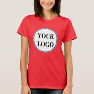 Create Your Own Personalised Women Gifts LOGO T-Shirt