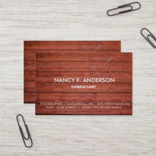 Create Your Own Personalised Wood Construction Business Card
