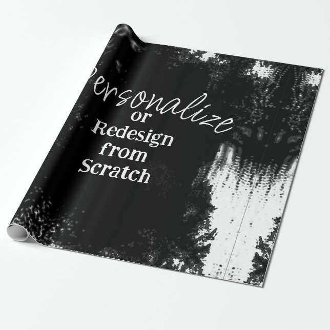 Create Your Own Personalised Wrapping Paper (Unrolled)