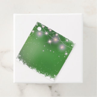 Create Your Own Personalised Xmas Lights Snowflake Favour Tags