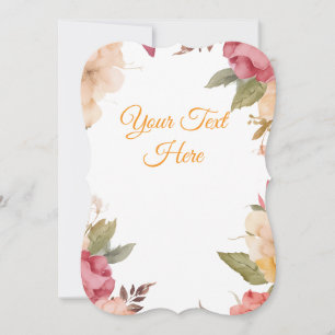 Create Your Own personalize Holiday Card