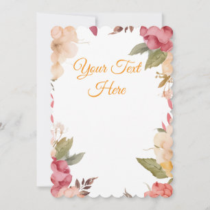 Create Your Own personalize Holiday Card