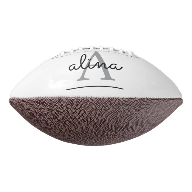 Create Your Own Personalize Monogram American Football (Rotated 270)