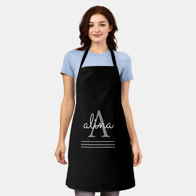 Create Your Own Personalize Monogram Apron (Worn)