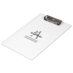 Create Your Own Personalize Monogram Clipboard