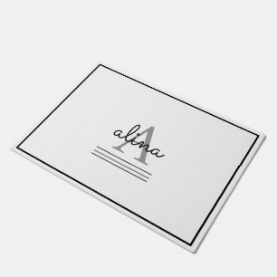 Create Your Own Personalize Monogram Doormat
