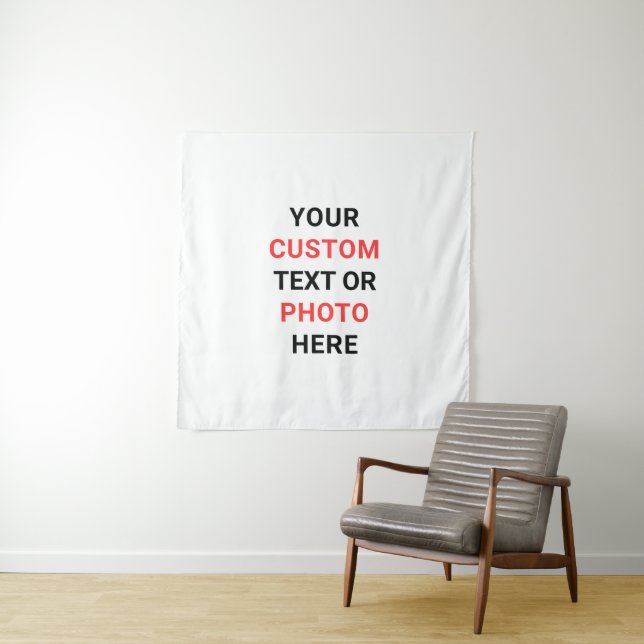 Create Your Own Personalize Square Tapestry (In Situ)