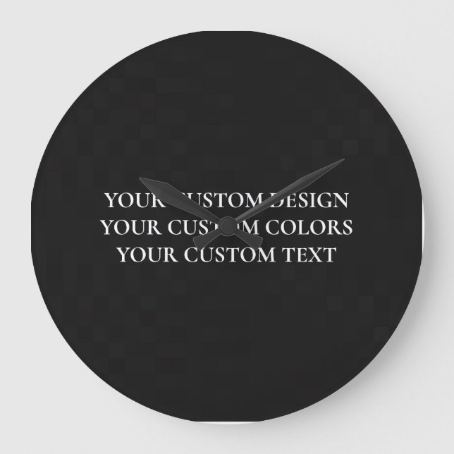 Create Your Own Personalized Large Clock (Front)