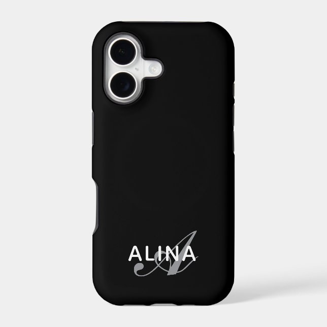 Create Your Own Personalized Name Monogram Tough  (Back)