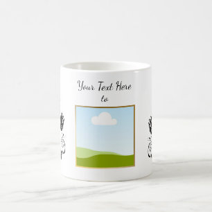 Create Your Own personalized Template Text Coffee Mug