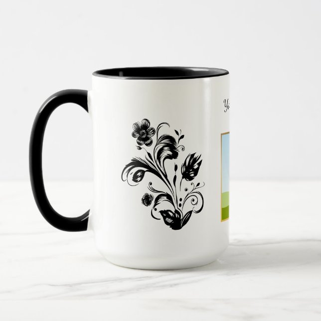 Create Your Own personalized Template Text  Mug (Left)