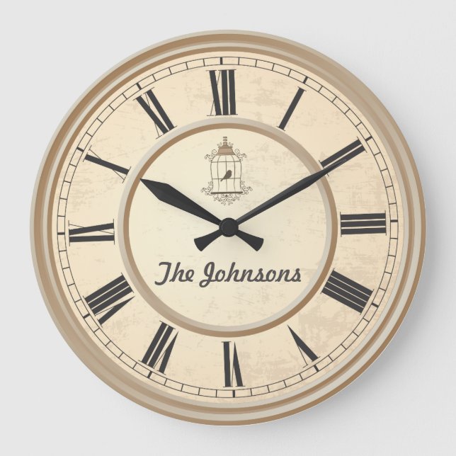 Create Your Own Personalized Wall Clock (Front)