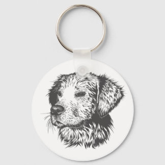 Create Your Own Pet Dog Customized Key Ring