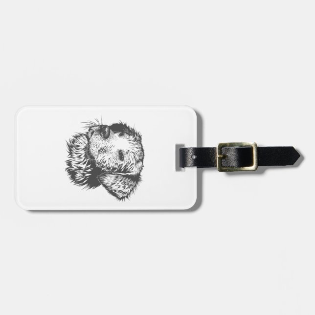 Create Your Own Pet Dog Customized Luggage Tag (Front Horizontal)