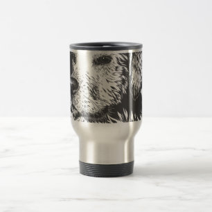 Create Your Own Pet Dog Customized Travel Mug